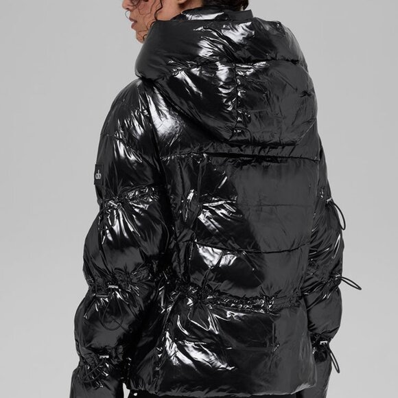 Alo Yoga Stunner Puffer Jacket Black - Picture 2 of 4